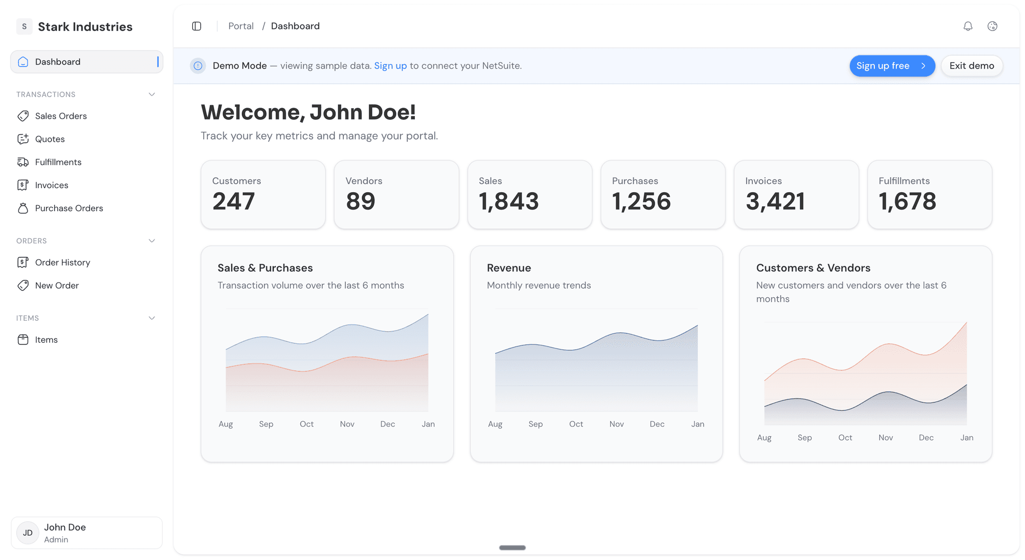 Portal Dashboard