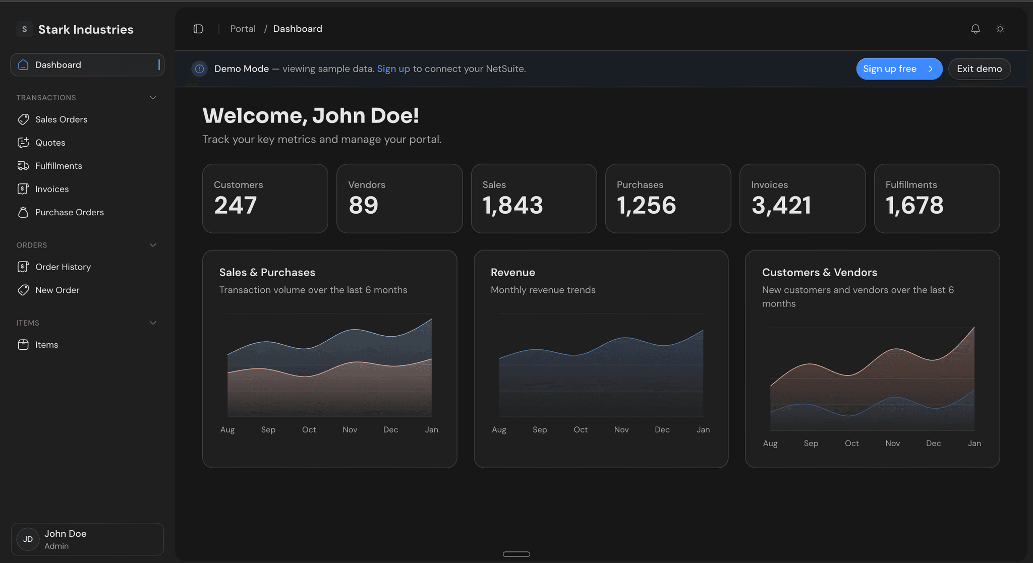 Portal Dashboard